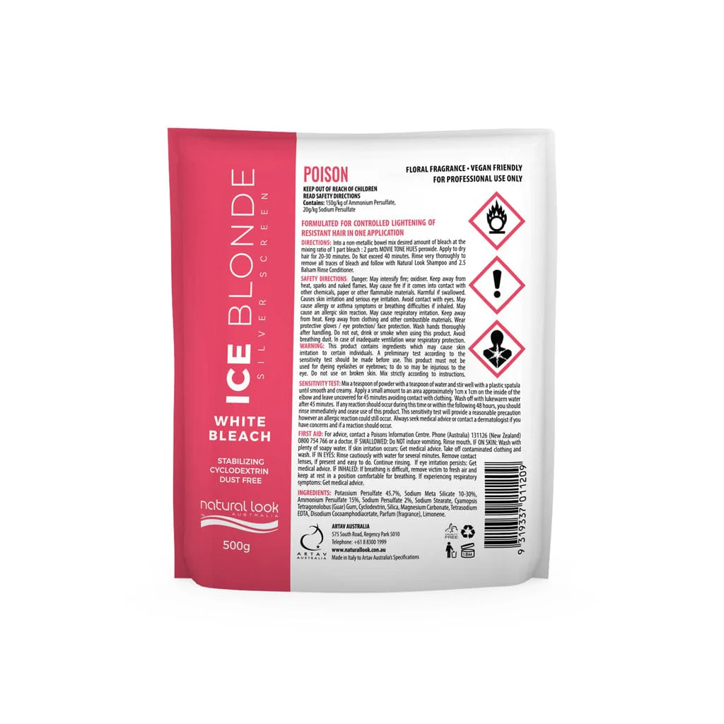 Ice Blonde White Bleach